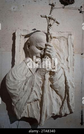 Paris, Frankreich - 11 18 2023: Basilika Saint Clotilde. Blick in die Basilika Sacre-Coeur Stockfoto