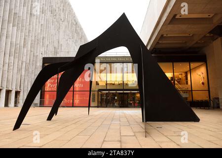 New York, USA - 29. Mai 2018: New York Public Library for the Performing Arts. Stockfoto