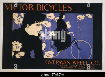 Victor Bicycles Overman Wheel Co. - Bradley. Stockfoto