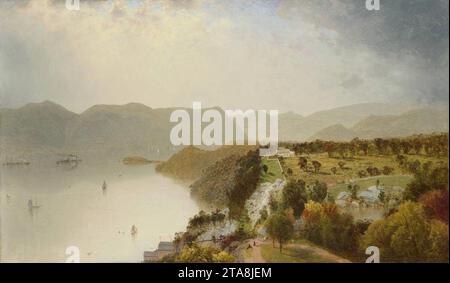 Blick vom Cozzens' Hotel in der Nähe von West Point, New York S 189. Stockfoto