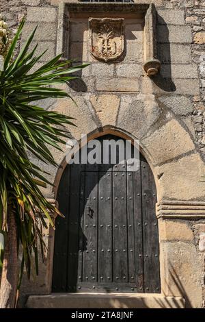 Trujillo, Caceres, Spanien - 21. Oktober 2023: Das Pizarro-Haus - Museum in der Altstadt von Trujillo Stockfoto