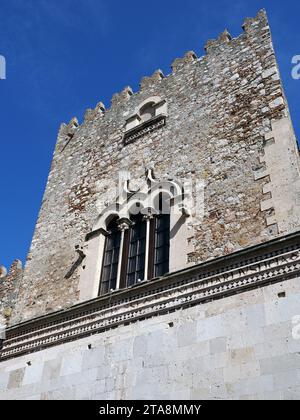 Palazzo Corvaja, Palast, Taormina, Messina, Sizilien, Sizilien, Italien, Europa Stockfoto