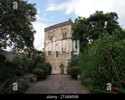 Palazzo Duchi di Santo Stefano, Herzogspalast von St. Stephan, Taormina, Messina, Sizilien, Italien, Europa Stockfoto