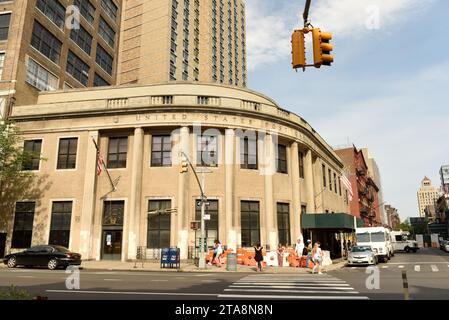 New York, USA - 9. Juni 2018: United States Postal Service (USPS) an der 4th Avenue 93 in New York. Stockfoto