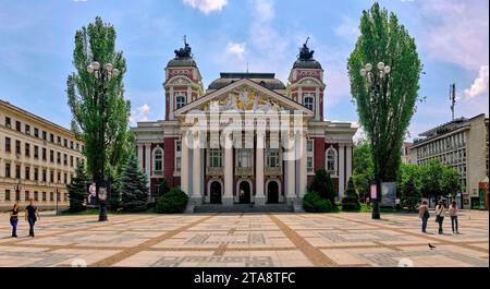 Das Ivan Vazov National Theatre, Sofia, Bulgarien Stockfoto