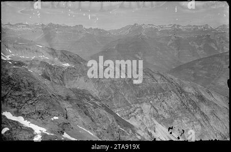 Blick auf die San Juan Mountains vom Gipfel des King Salomon Mountain, 13.600 Meter hoch. Silverton Quadrangle. San... Stockfoto