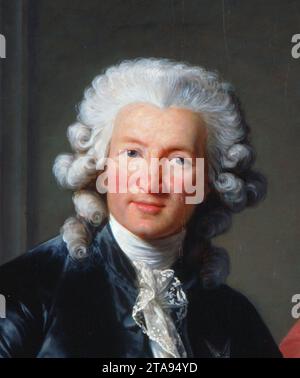 Vigée-Lebrun, Elisabeth-Louise - Charles-Alexandre de Calonne (1734-1802) (zugeschnitten). Stockfoto