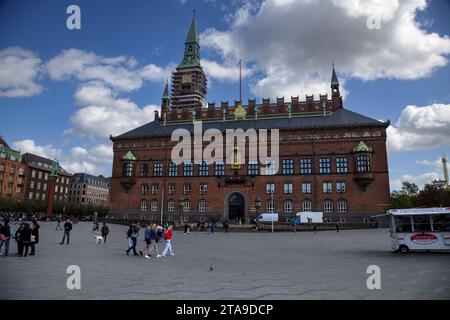 Rathaus von Kopenhagen, Dänemark. Stockfoto