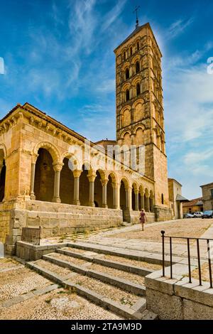 Kirche St. Stephen, Segovia, Kastilien und Leon, Spanien Stockfoto