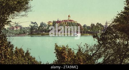 Lake Merritt, Oakland, Kalifornien 1898. Stockfoto