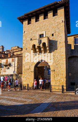 Porta San Francesco in San Marino Stockfoto