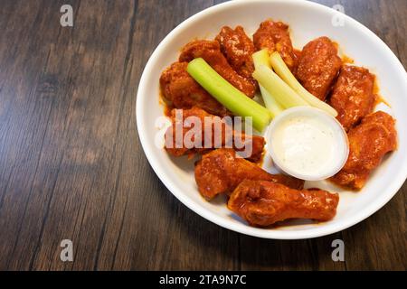Hot Chicken Wings Stockfoto