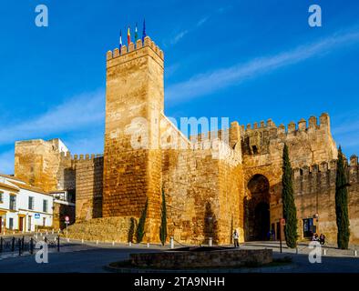 Alcazar de la Puerta de Sevilla, Carmona, Andalusien, Spanien Stockfoto