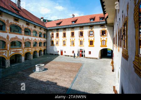 Schloss Gewerkenegg, Idrija, slowenische Littoral, Slowenien Stockfoto