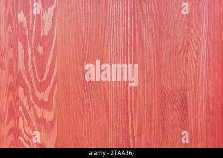 Burgunderfarbe auf hölzernem abstrakten Oberflächenmuster Brett Textur Plank Hintergrund. Stockfoto