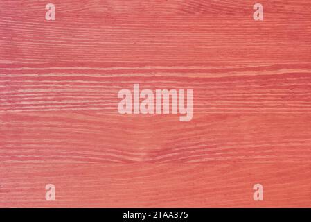 Burgunderfarbe abstrakte Holzoberflächenmuster Brettstruktur Planke Hintergrundfarbe rot. Stockfoto
