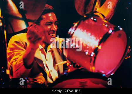 Al Foster (* 18. Januar 1943 in Richmond, Virginia) ist ein US-amerikanischer Jazz-Schlagzeuger. Von 1972 bis 1985 war er Mitglied der Miles Davis-Band. Foto Kazimierz Jurewicz, Stockfoto