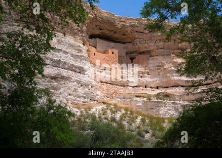 Montezuma Castle, Montezuma Castle National Monument, Arizona Stockfoto