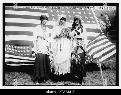 Virginia Pritchard, Sue Spiller, Gertrude Watson Stockfoto