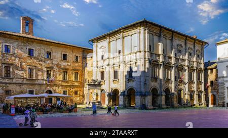 Palazzo Nobili-Tarugi, Montepulciano, Toskana, Italien Stockfoto