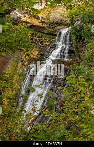 Brandywine Falls, Cuyahoga Valley National Park, Ohio Stockfoto