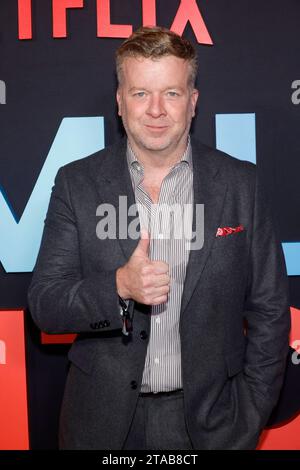 LOS ANGELES, KALIFORNIEN - 29. NOVEMBER: Mcg bei der Netflix LA Premiere von Family Switch im Grove in Los Angeles, Kalifornien am 29. November 2023. Copyright: XFayexSadoux Credit: Imago/Alamy Live News Stockfoto