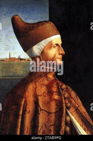 Vittore Carpaccio - Porträt des Dogen Leonardo Loredan Stockfoto
