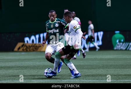 Sao Paulo, Brasilien. November 2023 30. SP - SAO PAULO - 11/29/2023 - BRAZILIAN A 2023, PALMEIRAS (Foto: Fabio Giannelli/AGIF/SIPA USA) Credit: SIPA USA/Alamy Live News Stockfoto