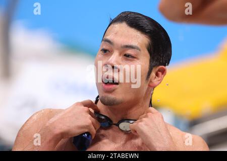 Tokyo Aquatics Centre, Tokio, Japan. November 2023 30. Naoki Mizunuma, 30. NOVEMBER 2023 - Schwimmen : Japan Open 2023 50 m Schmetterlingswärme für Herren im Tokyo Aquatics Centre, Tokio, Japan. Quelle: YUTAKA/AFLO SPORT/Alamy Live News Stockfoto