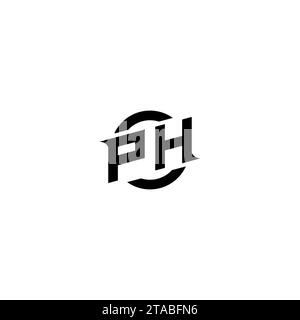 PH Anfangsspiel-Logo, Bannerdesign für Ihr E-Sport- oder Streaming-Team Stock Vektor
