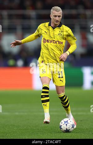 Marco Reus von Borussia Dortmund im Stadio Giuseppe Meazza am 28. November 2023 in Mailand. Stockfoto