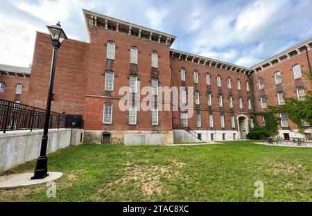 Das Athens Lunatic Asylum, auch bekannt als The Ridges in Athens, Ohio Stockfoto