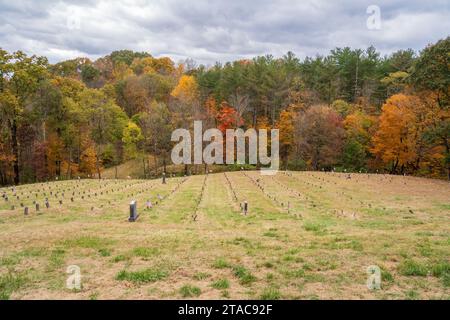 Das Athens Lunatic Asylum, auch bekannt als The Ridges in Athens, Ohio Stockfoto