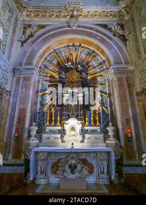 Cappella del Santissimo Sacramento (Kapelle des Allerheiligsten Sakraments) - Basilika Cattedrale del Santissimo Salvatore in Mazara del Vallo - Provinz Trapani, Sizilien, Italien Stockfoto