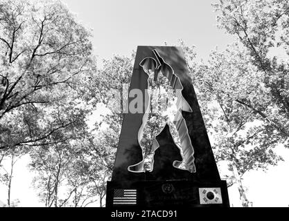 New York, USA – 24. Mai 2018: Korean war Memorial in New York. Stockfoto