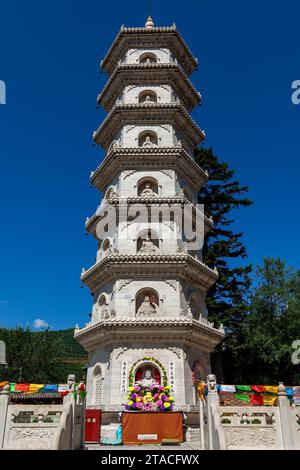 Die Tempel von Wutai Shan in China Stockfoto