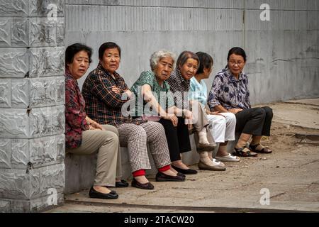 Freundschaft der Chinesen in Xian china, 14. August 2014 Stockfoto