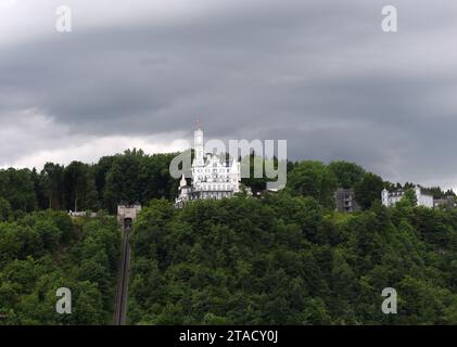 Luzern, Schweiz - 4. Juni 2017: Hotel Chateau Gutsch in Luzern, Schweiz. Stockfoto