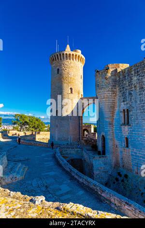 Castell de Bellver in Palma, Mallorca, Spanien Stockfoto