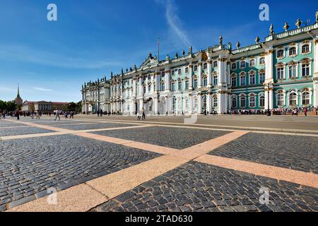 St. Petersburg Russland. Der Winterpalast Stockfoto