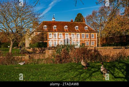 Hall Place im Herbst, Bexley, Kent, England Stockfoto