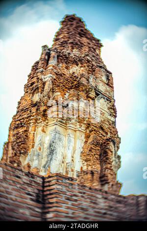 Erkunden Sie Ayutthaya Thailands UNESCO-Weltkulturerbe und kulturelle Wunder Stockfoto