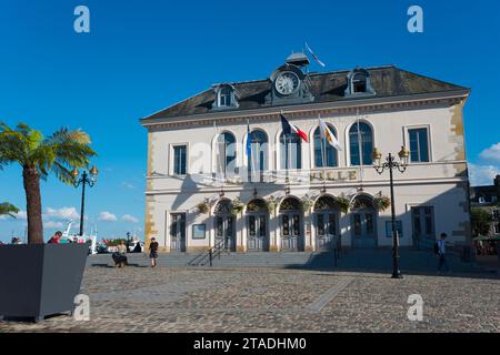 Rathaus, Honfleur, Calvados, Cote Fleurie, Basse Normandie, Englischer Kanal, Frankreich Stockfoto