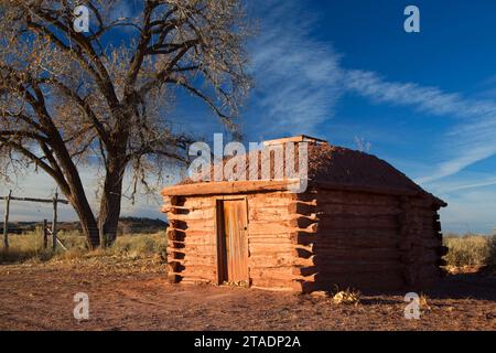 Hogan, Hubbell Trading Post National Historic Site, Arizona Stockfoto