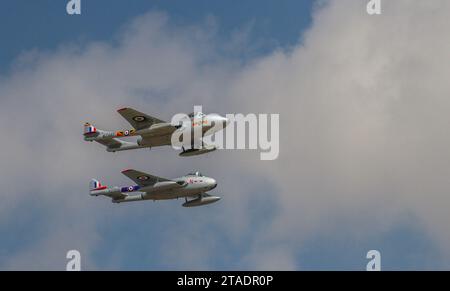 Vampir Jet Fighter RIAT Stockfoto