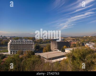 Die Toshe Proeski Arena im Zentrum von Skopje in Nordmakedonien Stockfoto