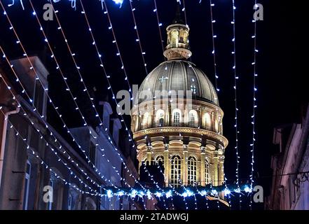 Frankreich. November 2023 30. © PHOTOPQR/VOIX DU NORD/Sebastien JARRY ; boulogne sur mer 29/12/2023 Illuminations and Decorations de noel dans le Centre ville Weihnachtsbeleuchtung in Nordfrankreich, in Boulogne sur Mer Credit: MAXPPP/Alamy Live News Stockfoto