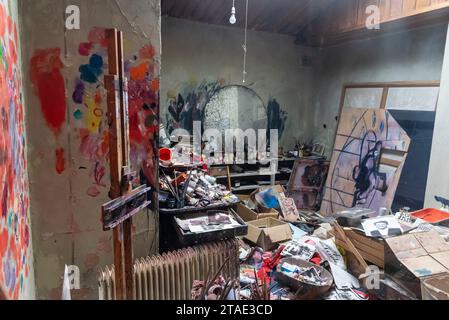 Republik Irland, County Dublin, Hugh Lane Gallery, Francis Bacon Gallery, Malerstudio Stockfoto