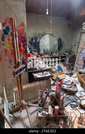 Republik Irland, County Dublin, Hugh Lane Gallery, Francis Bacon Gallery, Malerstudio Stockfoto