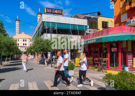Albanien, Fier, die große Moschee von Fier Stockfoto